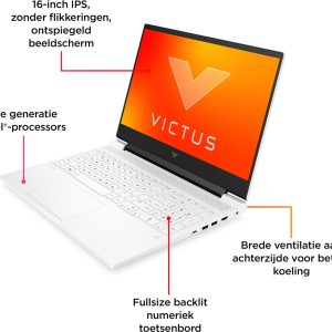 HP VICTUS 16-r0009nd Intel® Core™ i7 i7-13620H Laptop 40,9 cm (16.1") Full HD 32 GB DDR5-SDRAM NVIDIA GeForce RTX 4070 Wi-Fi 6E (802.11ax) Windows 11 Home Zwart (0199251347214)