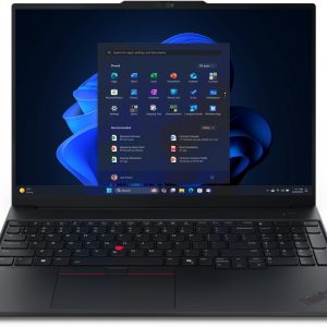 Lenovo ThinkPad E16 Gen 3 (AMD) AMD Ryzen™ 5 220 Laptop 40,6 cm (16") WUXGA 16 GB DDR5-SDRAM 512 GB SSD Wi-Fi 6E (802.11ax) Windows 11 Pro Engels Zwart (0199271858080)