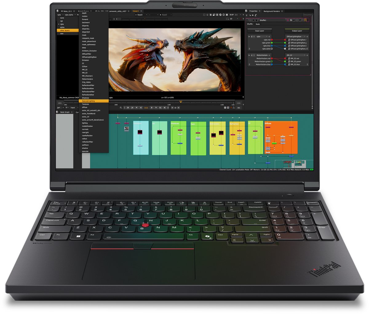 Lenovo ThinkPad P16 Gen 3 Intel Core Ultra 9 275HX Mobiel werkstation 40,6 cm (16") WUXGA 64 GB DDR5-SDRAM 1 TB SSD NVIDIA RTX PRO 3000 Blackwell Wi-Fi 7 (802.11be) Windows 11 Pro Zwitsers Zwart (0199271688601)