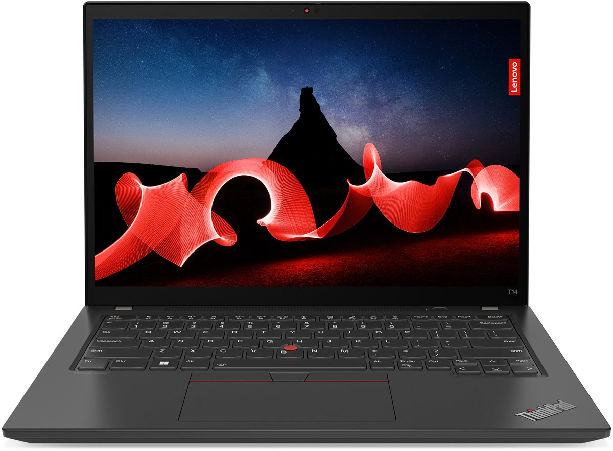Lenovo ThinkPad T14 Gen 4 (Intel) Intel® Core™ i5 i5-1335U Laptop 35,6 cm (14") WUXGA 32 GB DDR5-SDRAM 1 TB SSD Wi-Fi 6E (802.11ax) Windows 11 Pro Engels Zwart (0197530273445)