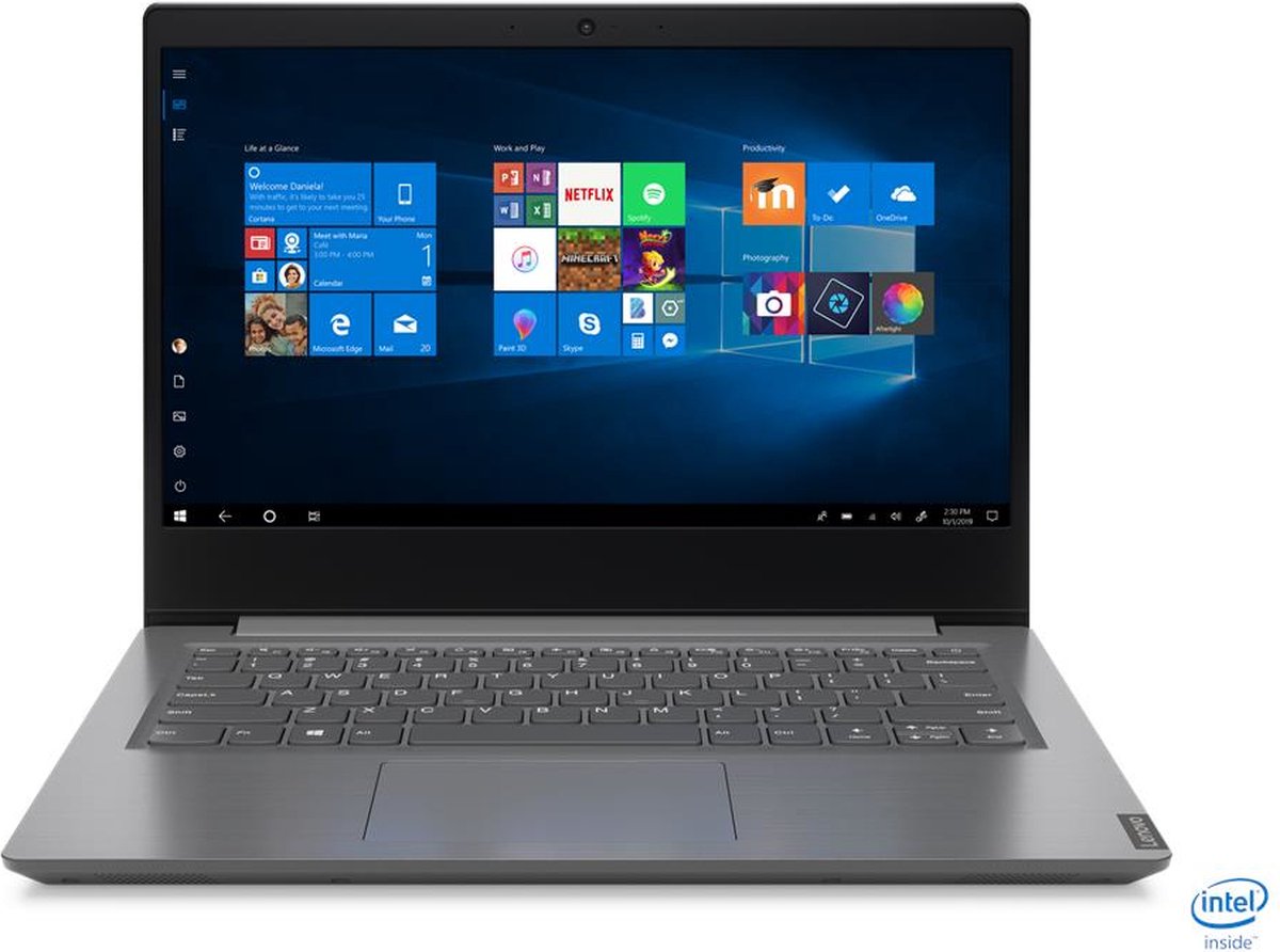 Lenovo V14 IIL Intel® Core™ i5 i5-1035G1 Laptop 35,6 cm (14") Full HD 8 GB DDR4-SDRAM 256 GB SSD Wi-Fi 5 (802.11ac) Windows 11 Home Grijs (0194632735048)