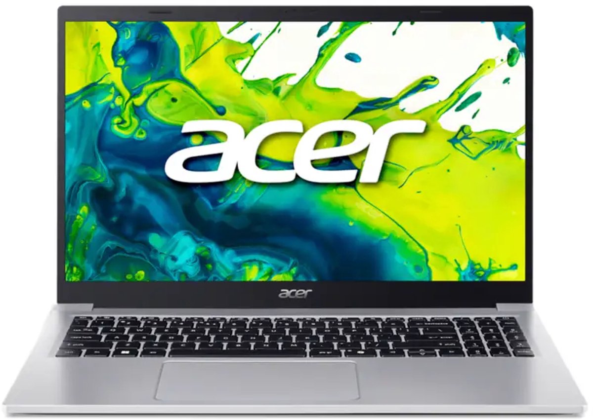 Acer Aspire Lite AL15-33P-C2GY Intel® N N150 Laptop 39,6 cm (15.6") Full HD 4 GB LPDDR5-SDRAM 128 GB SSD Wi-Fi 6 (802.11ax) Windows 11 Home in S mode Zilver (4711474545114)