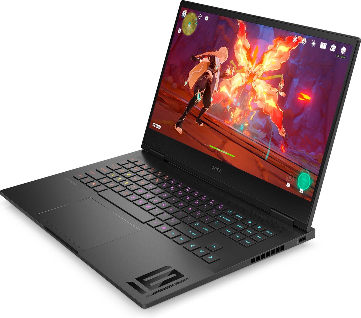 HP OMEN gaming laptop 16-wf1085nd, Windows 11 Home, 16.1", Intel® Core™ i7, 32GB RAM, 2TB SSD, NVIDIA® GeForce RTX™ 4070, QHD, Shadow black (0198122219575)