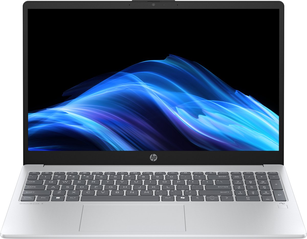 "HP OmniBook 3 NGAI 15-fn0070nd Copilot+ PC AMD Ryzen AI 7 350 Laptop 39,6 cm (15.6"") Full HD 32 GB DDR5-SDRAM 1 TB SSD Wi-Fi 6 (802.11ax) Windows 11 Home Zilver" (0199485980034)