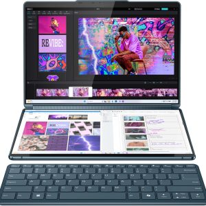 "Lenovo Yoga Book 9 13IMU9 Intel Core Ultra 7 155U Hybride (2-in-1) 33,8 cm (13.3"") Touchscreen 2.8K 32 GB LPDDR5x-SDRAM 1 TB SSD Wi-Fi 6E (802.11ax) Windows 11 Home Engels Blauwgroen" (0198153068852)