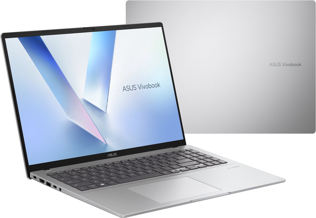 "ASUS Vivobook 16 M1607KA-MB107W Copilot+ PC AMD Ryzen AI 7 350 Laptop 40,6 cm (16"") WUXGA 16 GB DDR5-SDRAM 1 TB SSD Wi-Fi 6 (802.11ax) Windows 11 Home Zilver" (4711387873830)