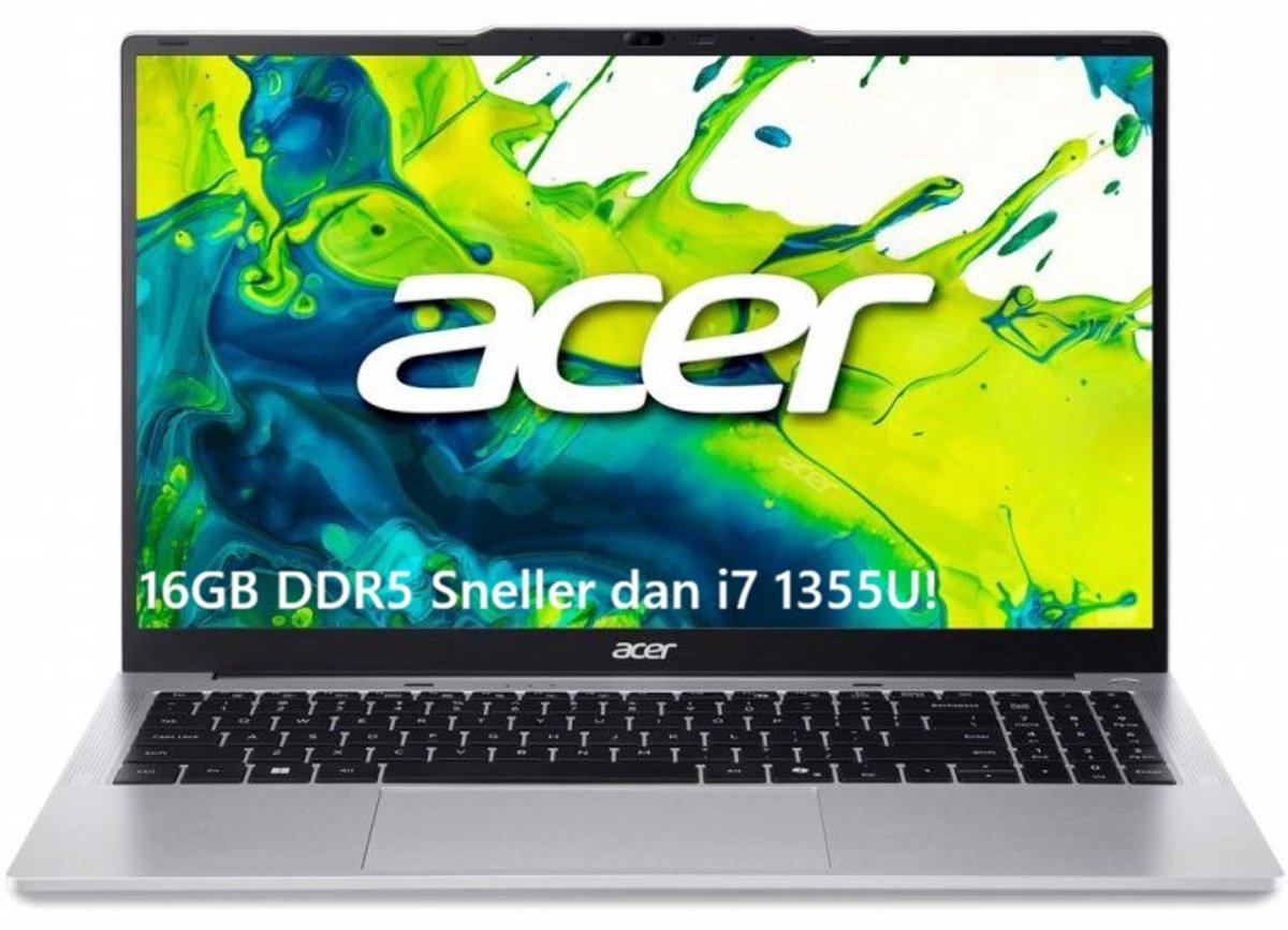 Acer - Aspire Lite - 15.6" FHD - i5 13500H - 16GB DDR5 - 512GB - Windows 11 Pro - 2jr garantie (8721008528748)