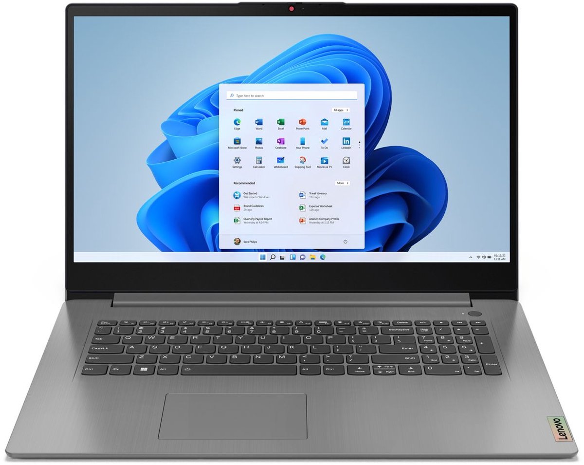Lenovo IdeaPad 3 17ABA7 82RQ007YRM - 17,3 inch - AMD Ryzen 5 - 512 GB SSD + 8 GB RAM - Dolby Audio - Windows 11 Home (0198158899871)