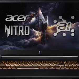 Acer Nitro V 17 AI ANV17-41-R8HM AMD Ryzen™ 7 260 Laptop 43,9 cm (17.3") Full HD 32 GB DDR5-SDRAM 1 TB SSD NVIDIA GeForce RTX 5070 Wi-Fi 6E (802.11ax) Windows 11 Home Zwart (4711474746696)