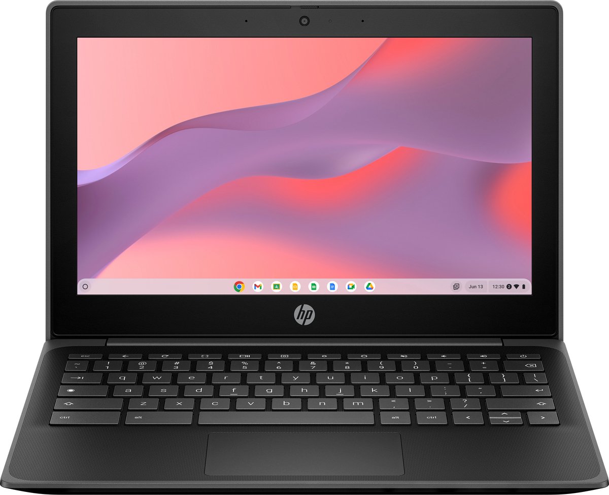 HP Chromebook G10 Intel® N N100 29,5 cm (11.6") Touchscreen HD 4 GB LPDDR5-SDRAM 32 GB eMMC Wi-Fi 6E (802.11ax) ChromeOS Zwart (0198415201324)