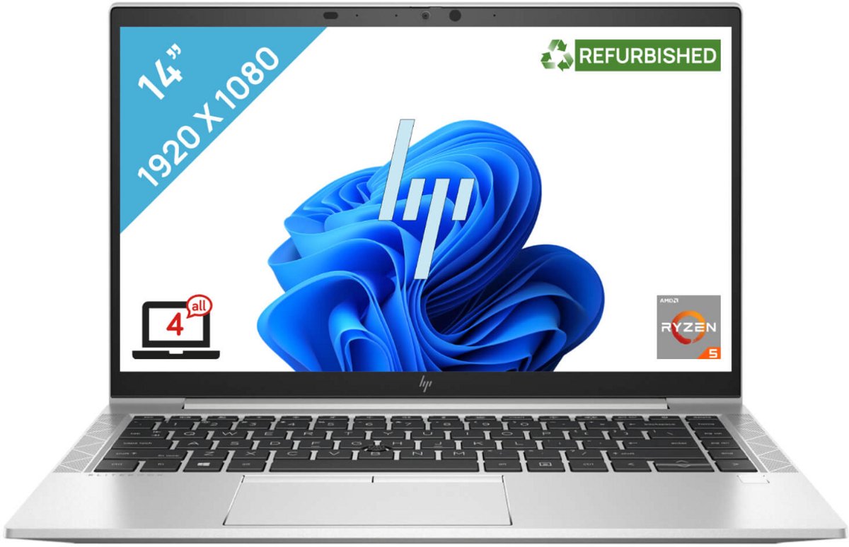 HP EliteBook 845 G8 | AMD Ryzen 5 Pro | 8GB | 256GB NVMe SSD | AMD Radeon Graphics | Windows 11 Pro (6153720061067)
